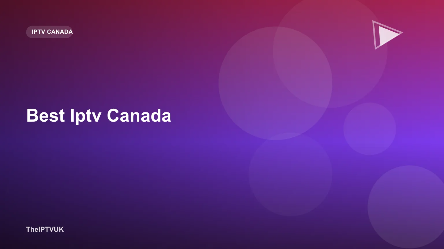 Map of Canada overlaid with a television screen representing IPTV coverage nationwide
