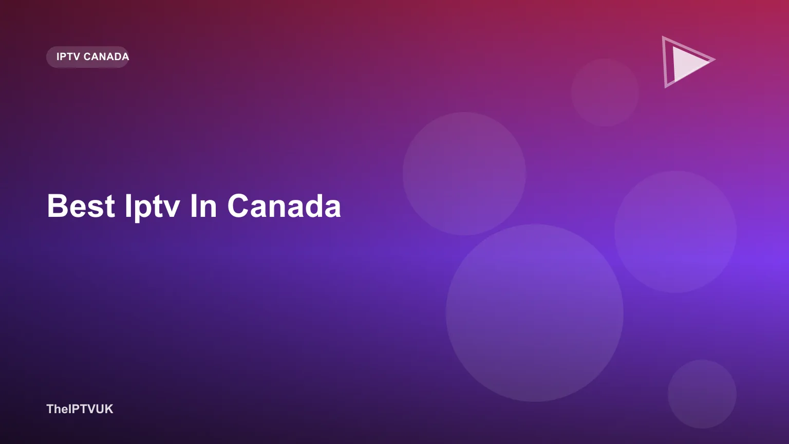 Map-style illustration of Canada with a television icon