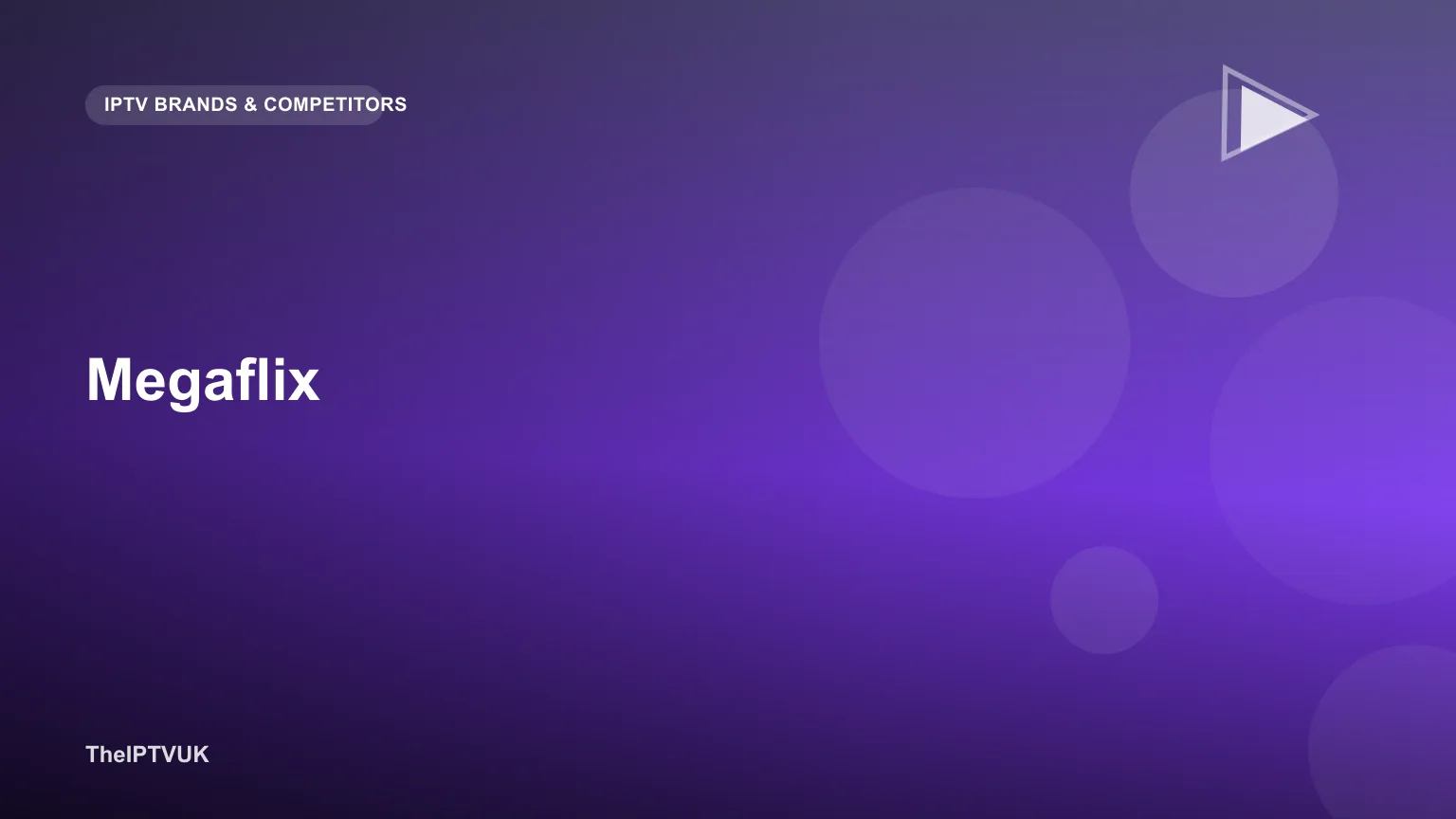 Streaming interface on a television screen representing the Megaflix service