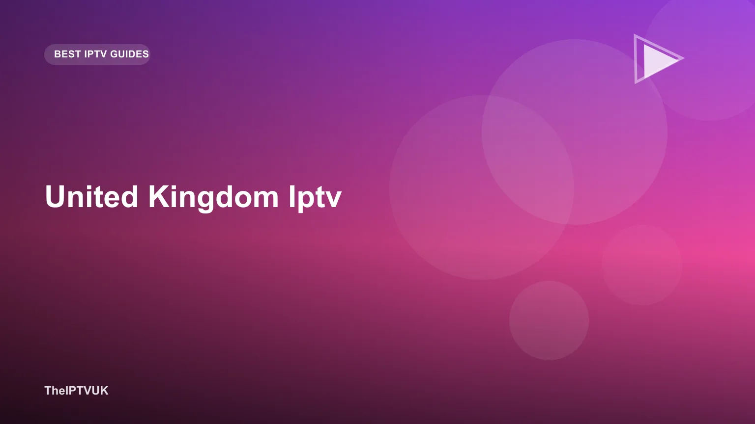 Formal diagram-style image of a television connected to a broadband router representing IPTV infrastructure in the United Kingdom
