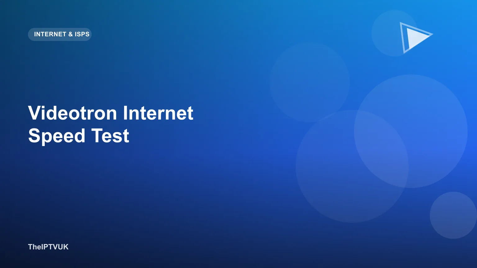 Laptop screen showing an internet speed test with download and upload results