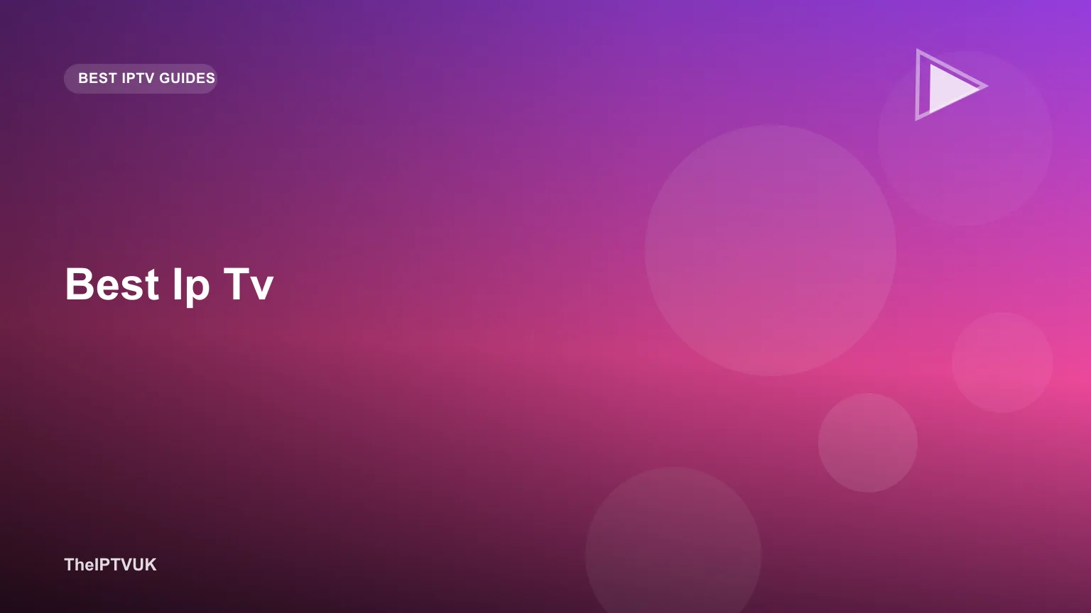 Modern television setup comparing IP TV streaming options in a living room