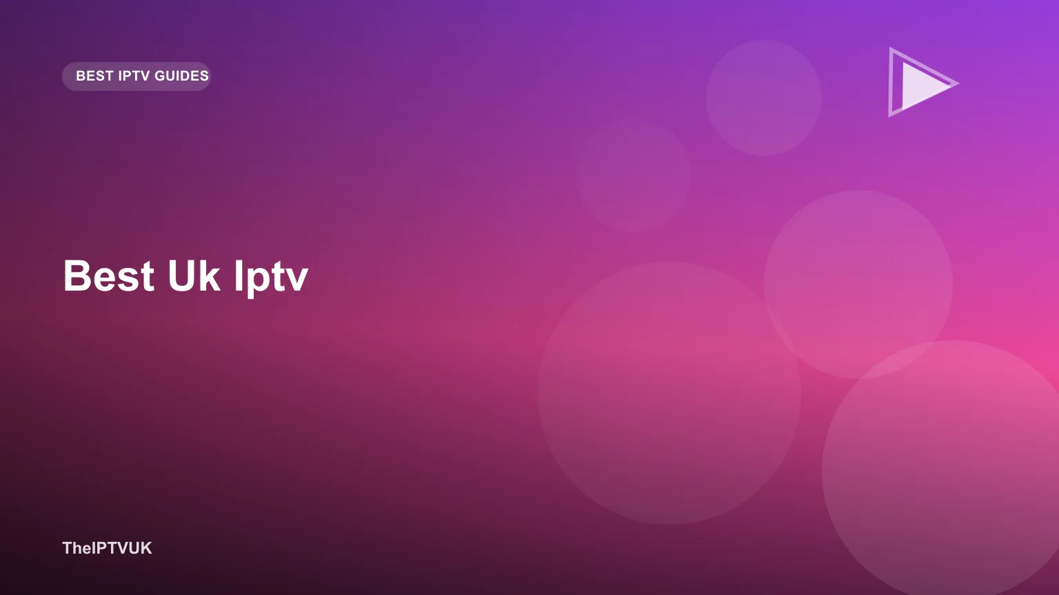 UK household setting up an IPTV subscription on a Smart TV