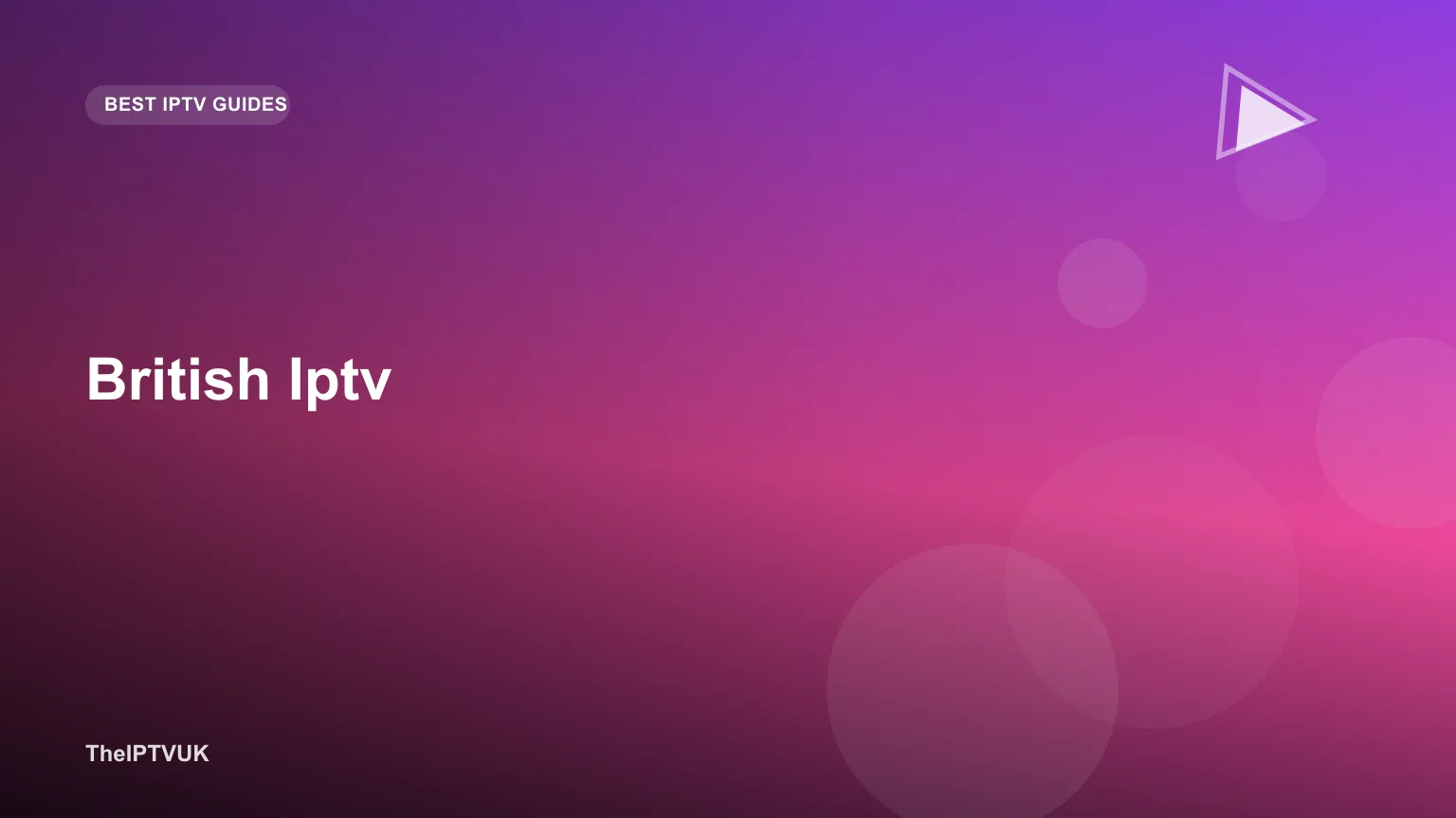 Television displaying a lineup of British channel logos representing British IPTV content
