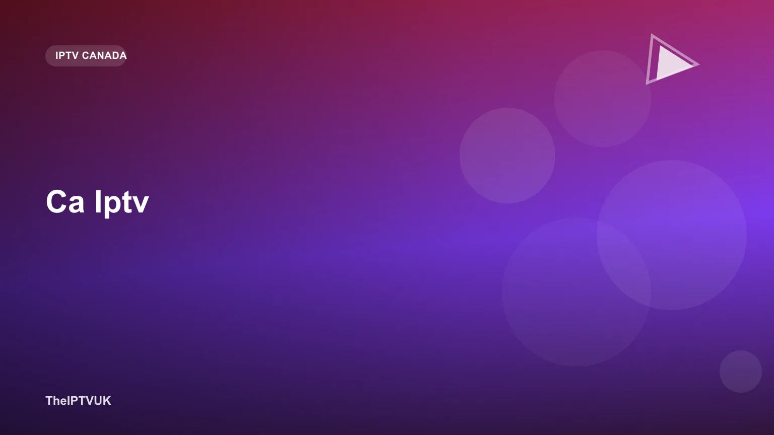 Canadian flag subtly visible behind a television displaying a streaming app menu