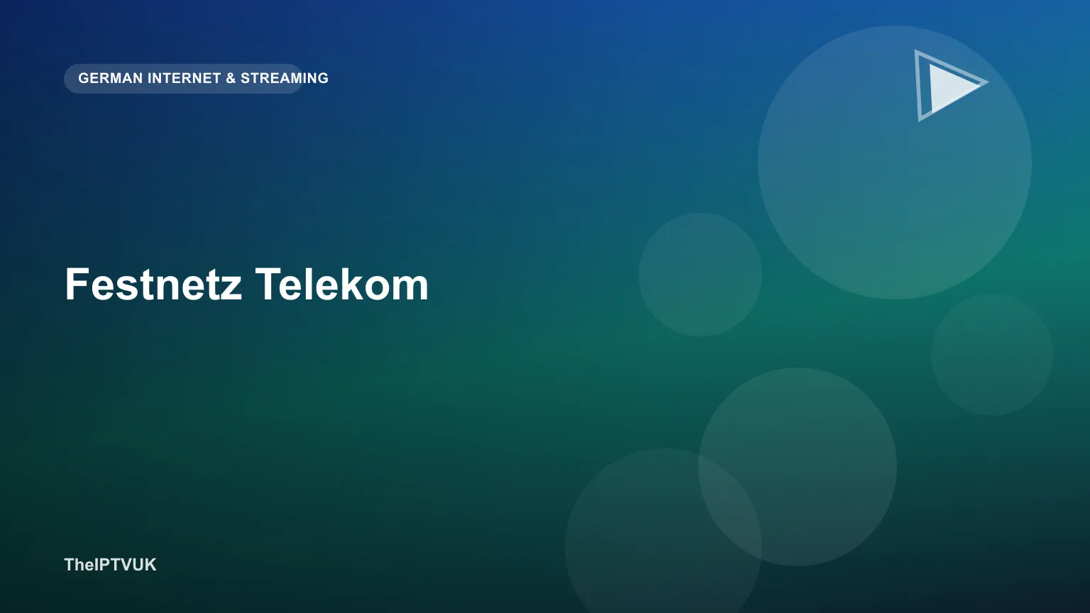 Illustration eines Festnetzanschlusses der Telekom über die moderne All-IP-Technik