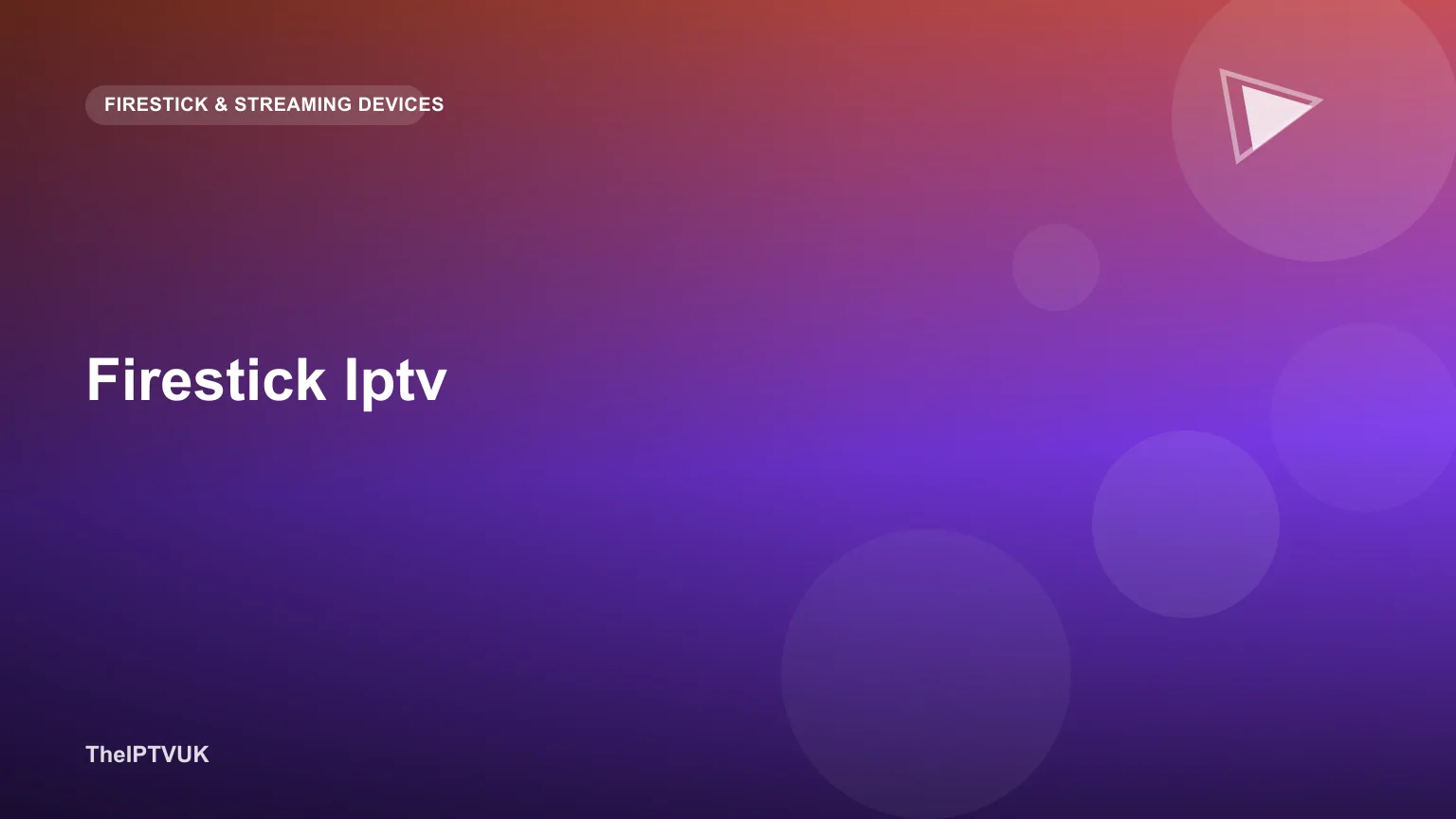 Amazon Firestick plugged into a TV displaying an IPTV channel guide