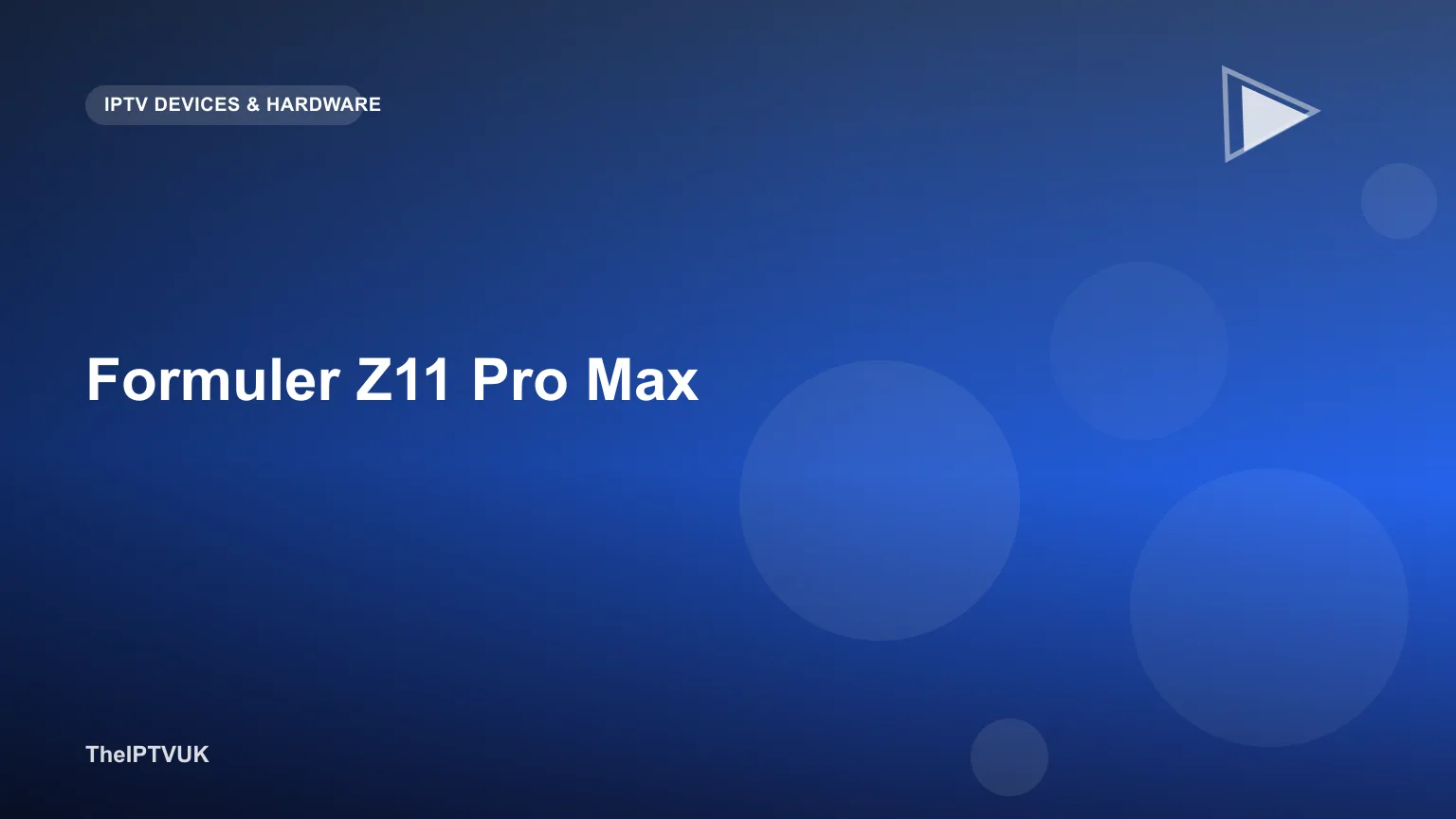 Formuler Z11 Pro Max set-top box connected to a television