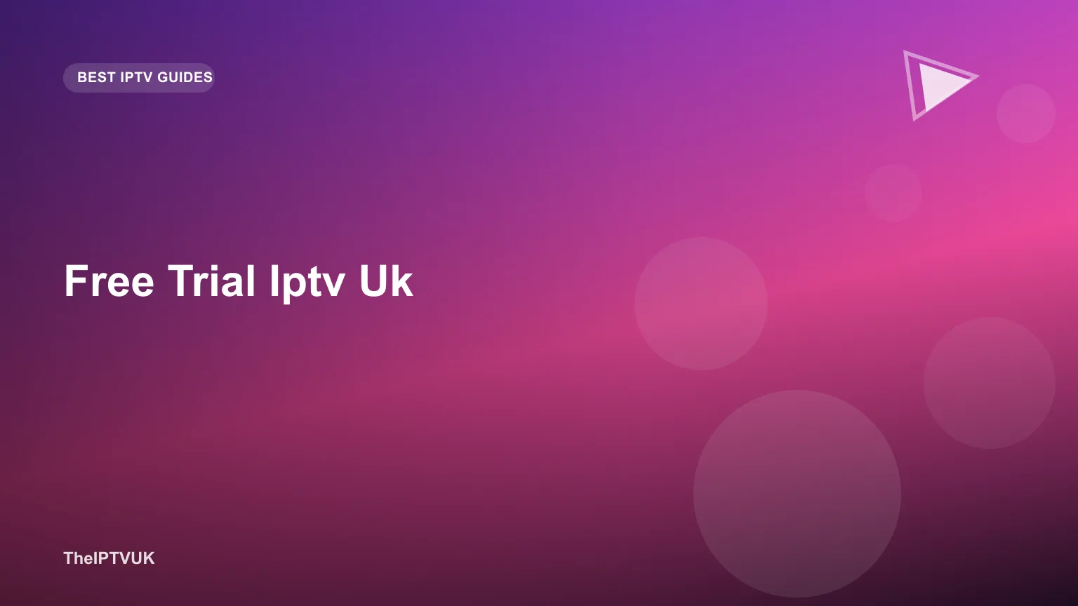 UK viewer testing an IPTV service on a laptop and Smart TV during a free trial