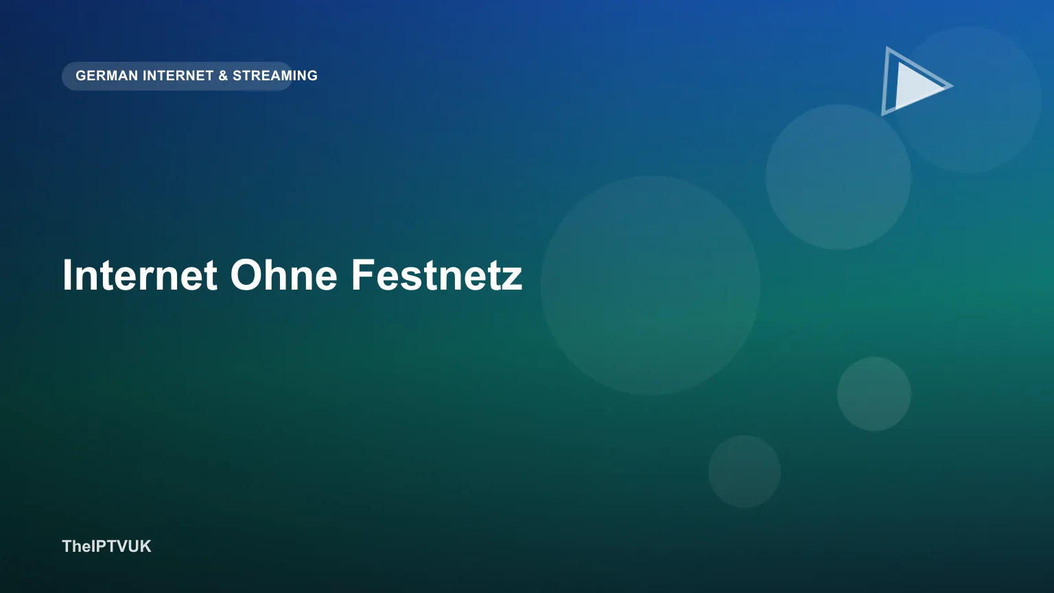 Router für Internetzugang ohne klassischen Festnetzanschluss in einer Wohnung