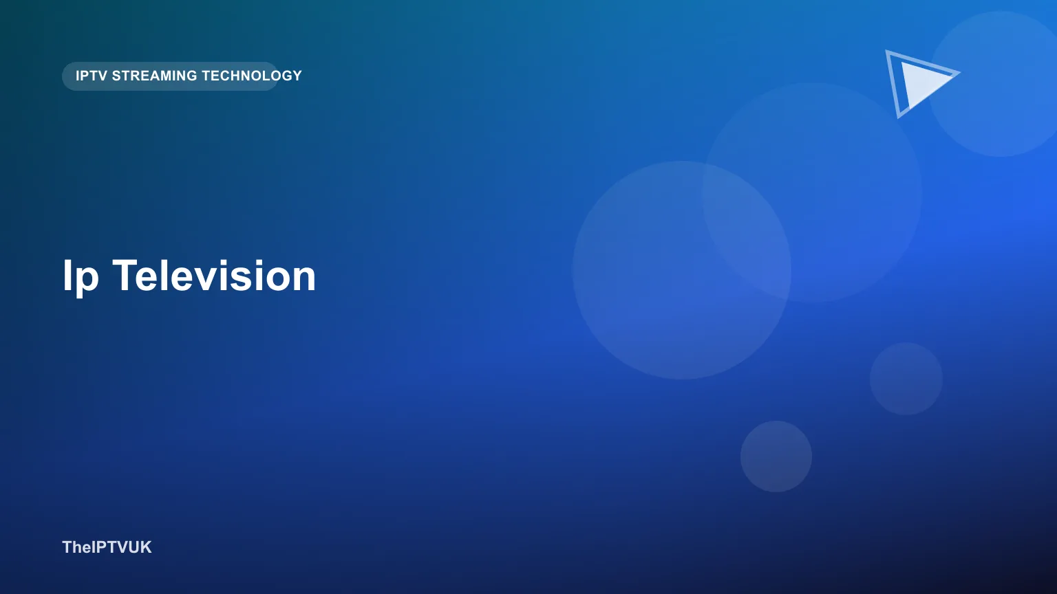 Illustration von IP Television Signalübertragung über das Internet zu einem Fernseher