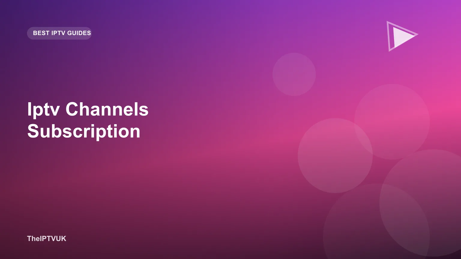 Television channel guide showing a grid of IPTV channel logos and categories