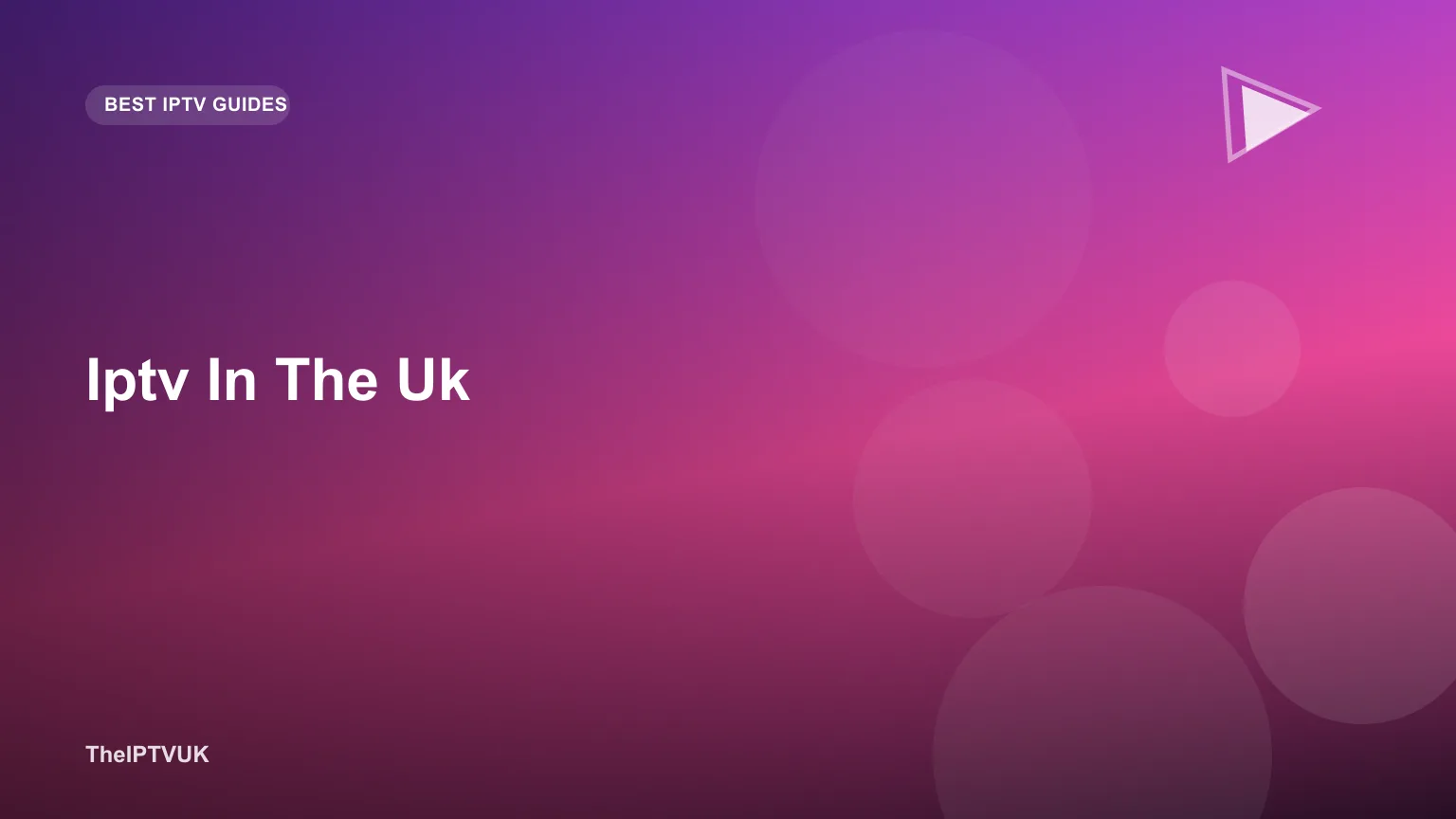 British living room with a television streaming IPTV content