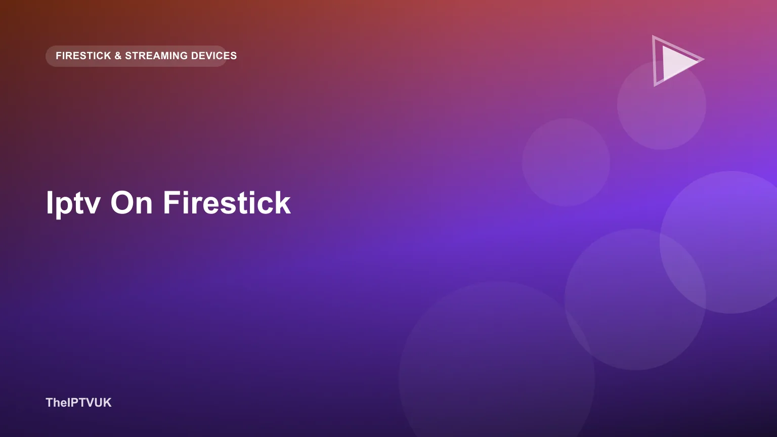 Amazon Fire TV Stick plugged into a television HDMI port ready for IPTV setup