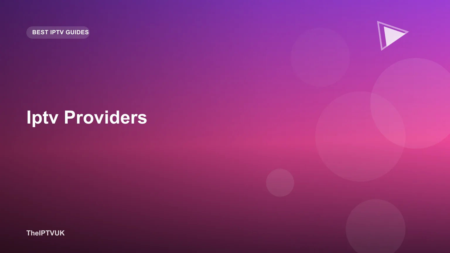 Comparison chart illustration representing different IPTV providers side by side