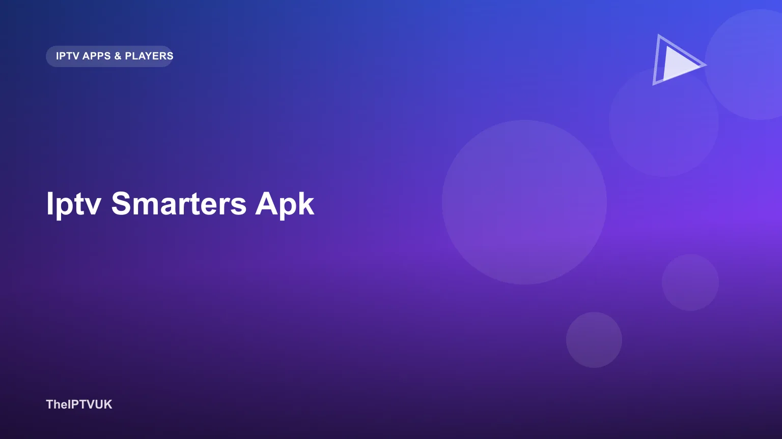 Android TV box screen showing an IPTV Smarters APK installation prompt