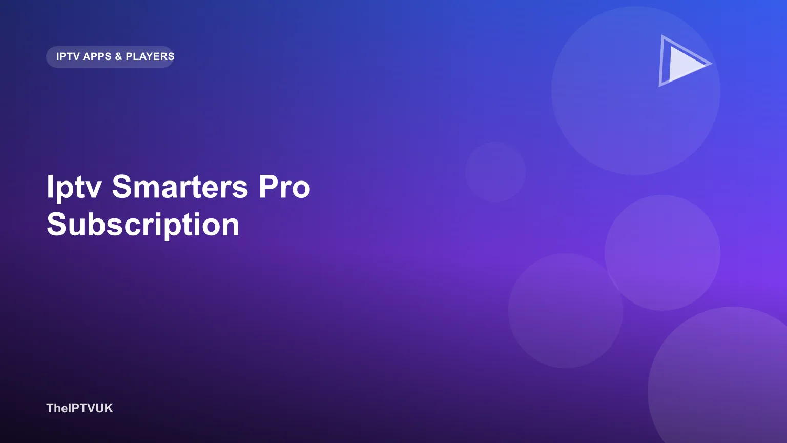 IPTV Smarters Pro app login screen on a mobile device