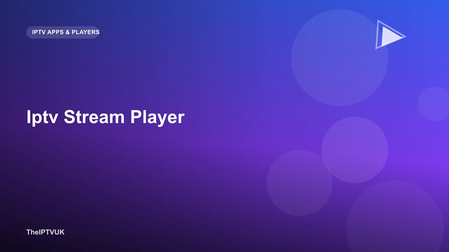 Person browsing channel guide on an IPTV stream player app on a smart TV