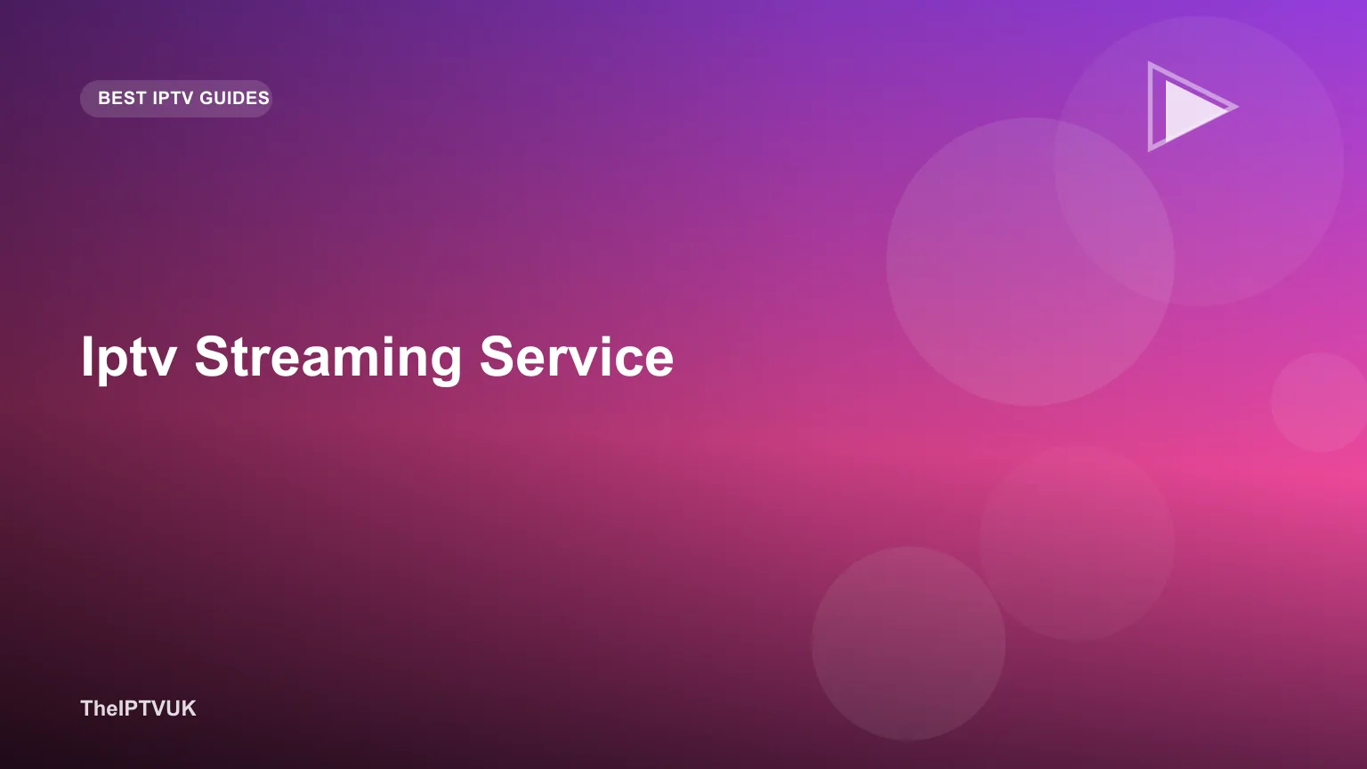 Television screen displaying a channel guide from an IPTV streaming service