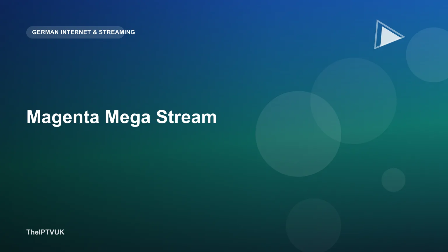 Smart-TV mit Streaming-Oberfläche, symbolisch für Magenta Mega Stream