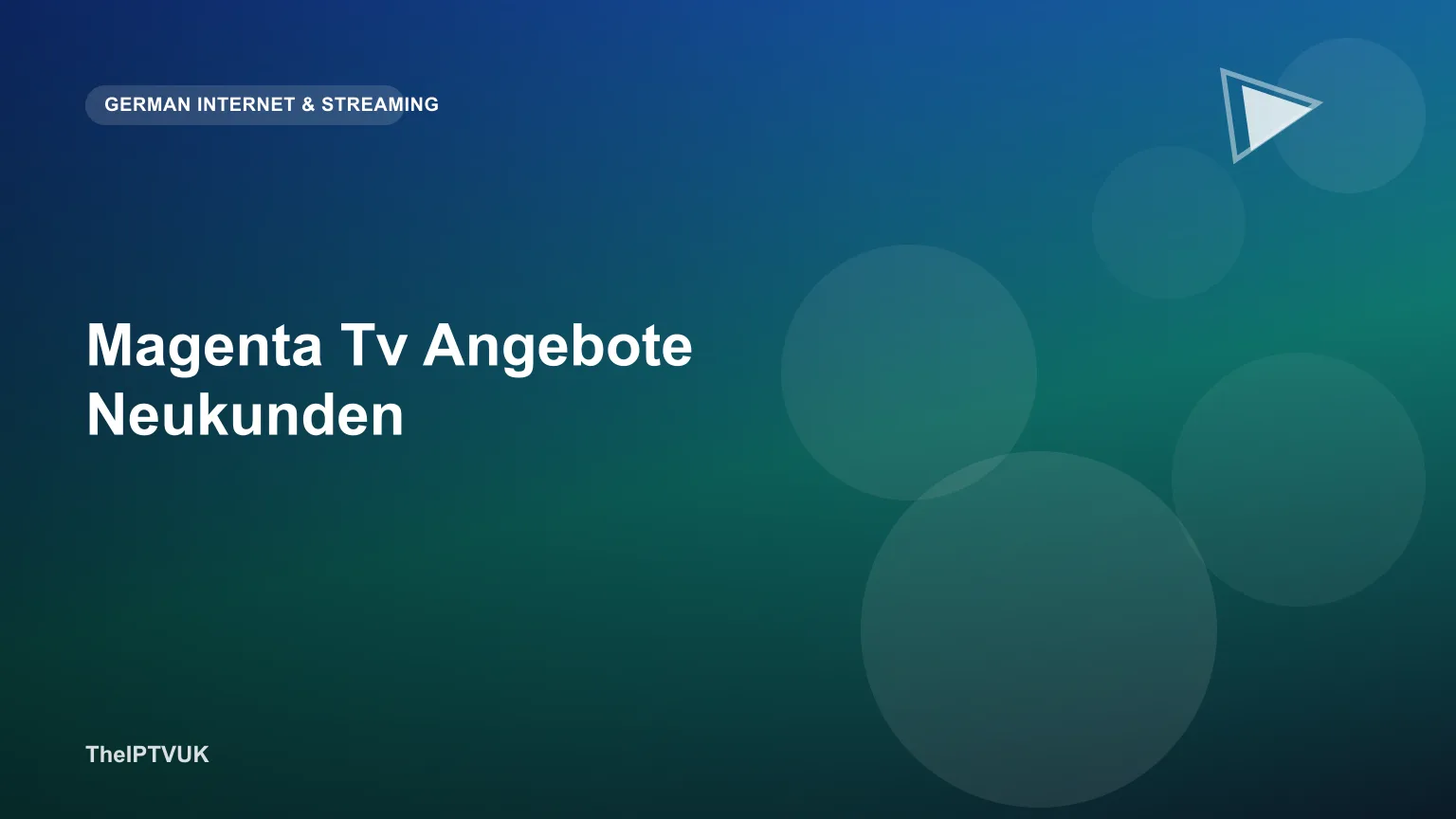 Übersicht typischer MagentaTV Neukundenangebote auf einem Bildschirm