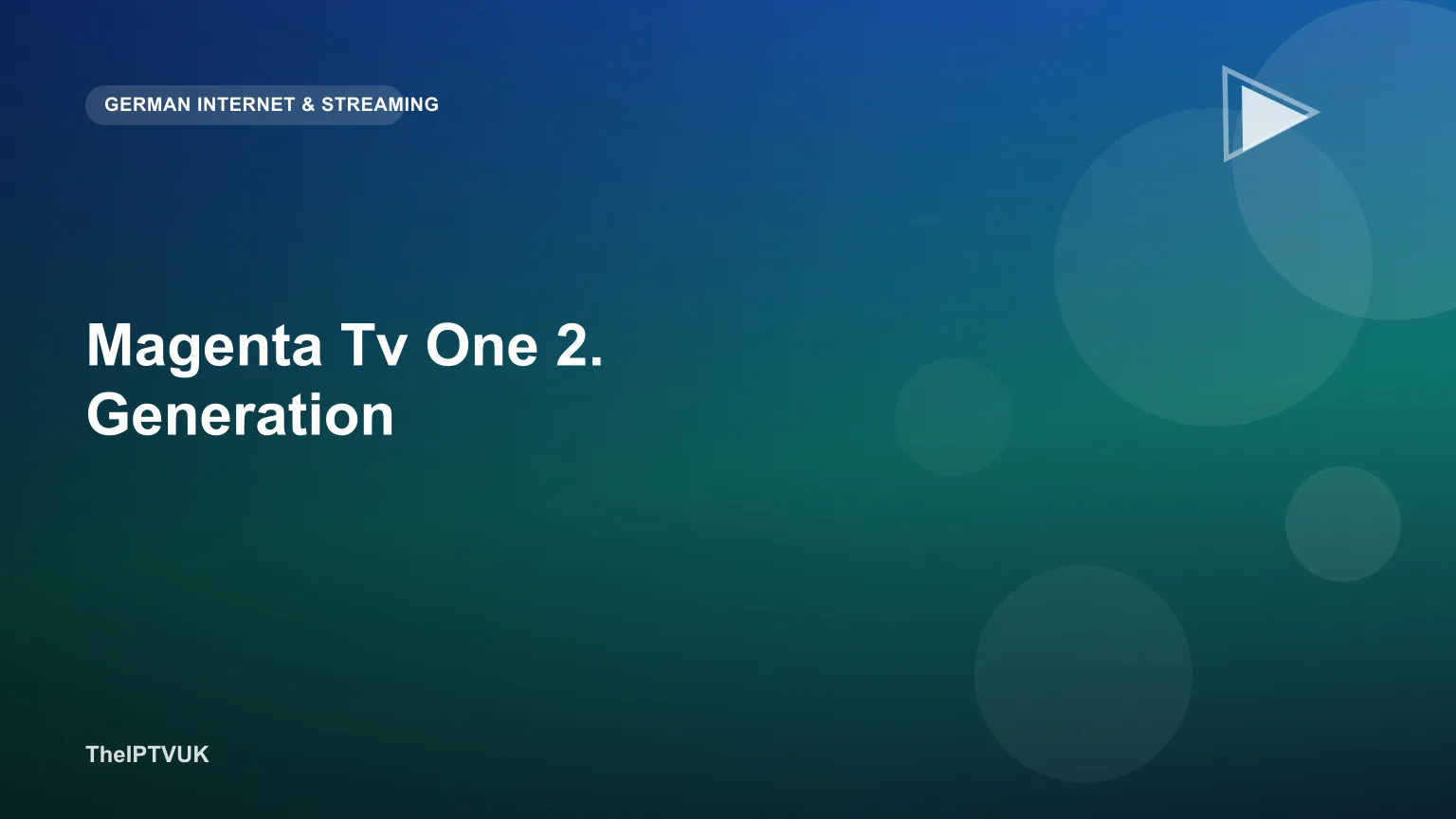 MagentaTV One 2. Generation Set-Top-Box an einem Fernseher angeschlossen