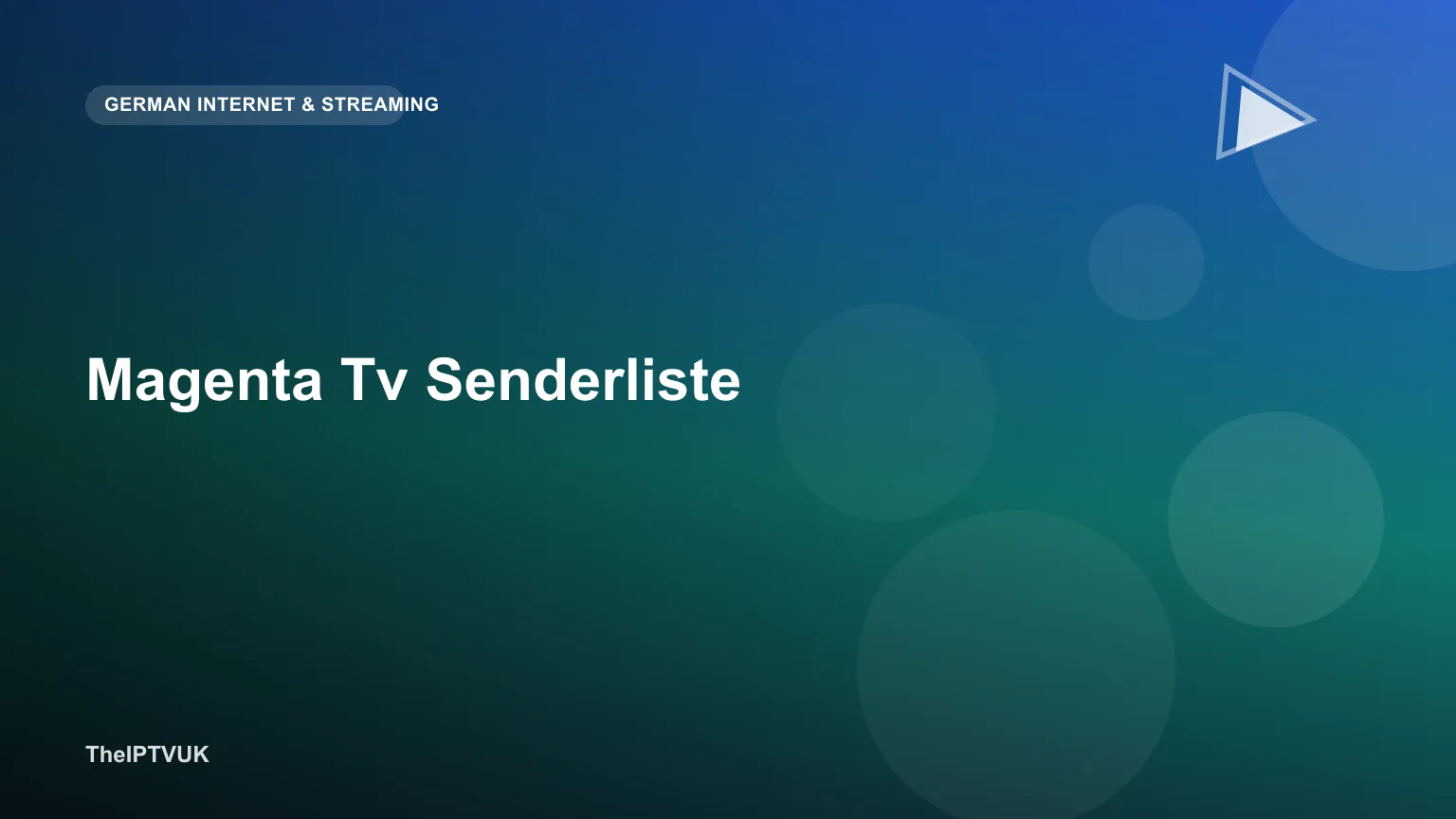 Fernsehbildschirm mit einer Senderliste und Programmübersicht