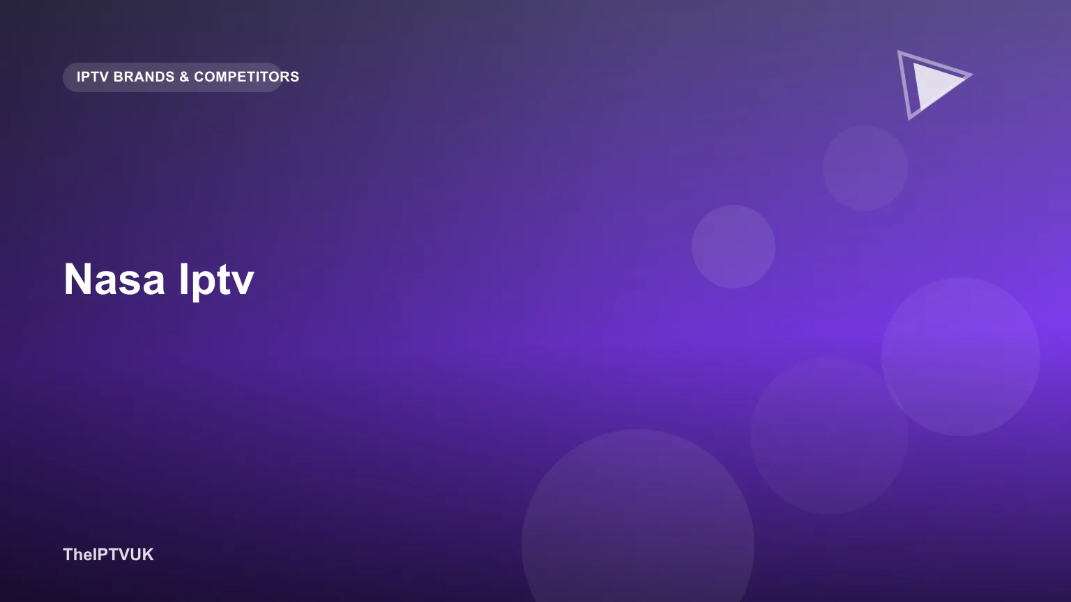 Generic IPTV app interface representing a third-party streaming service