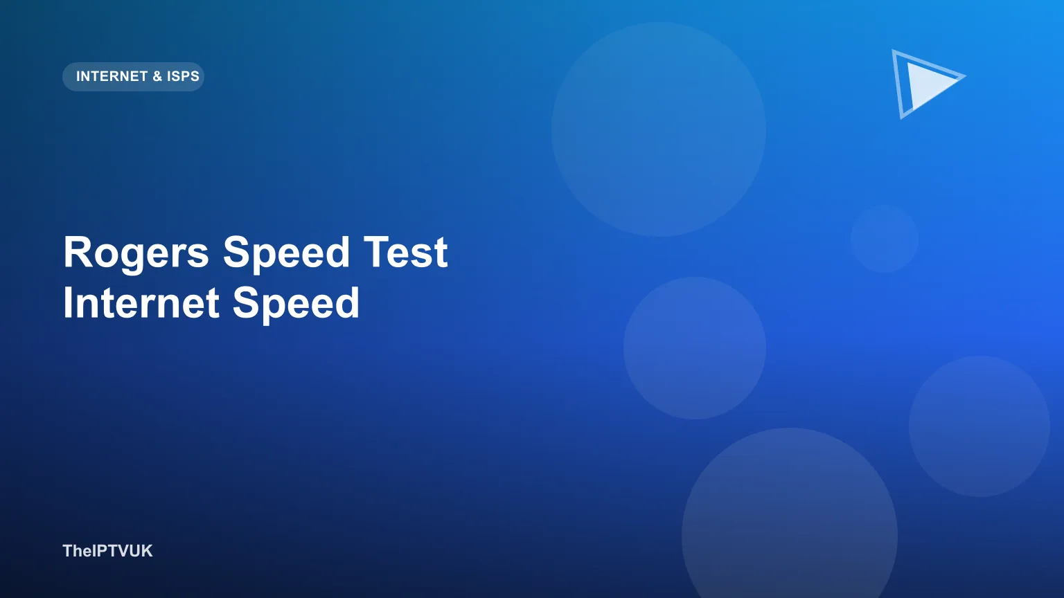 Laptop screen showing an internet speed test with download and upload results