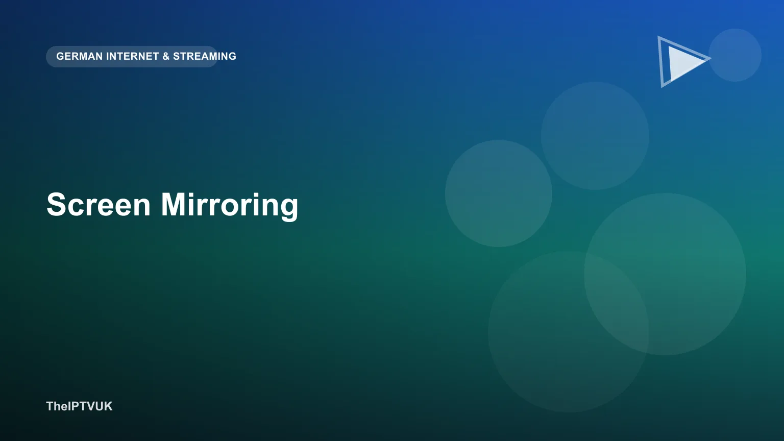 Smartphone-Bildschirm wird per Screen Mirroring auf einen Fernseher übertragen