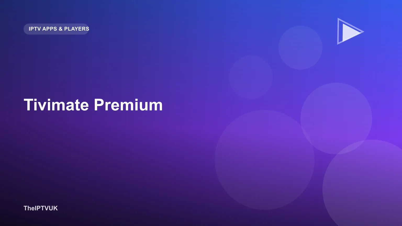 TiviMate Premium interface showing a channel guide on a television