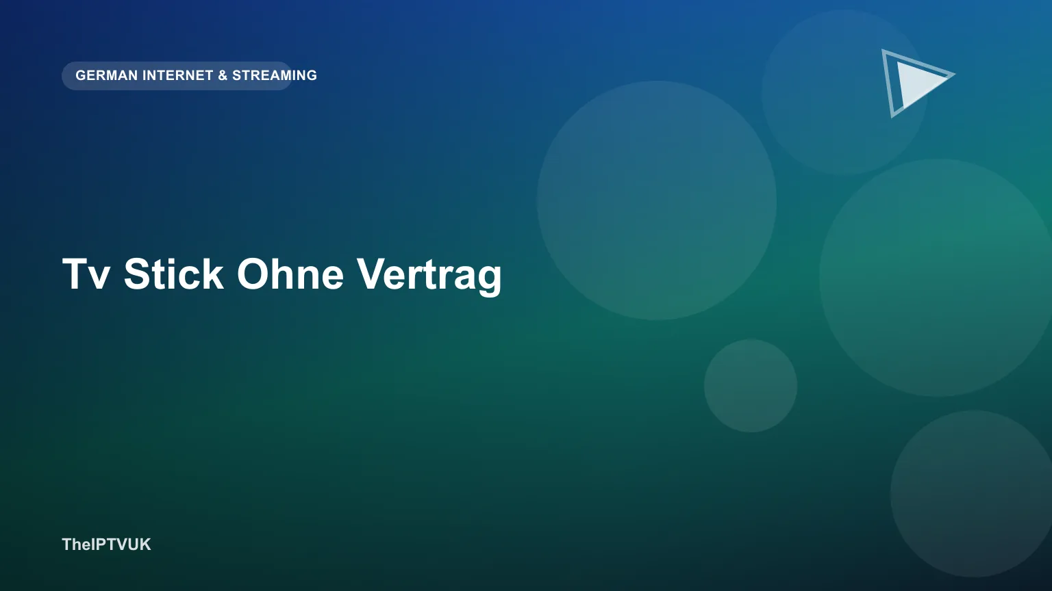 TV Stick ohne Vertragsbindung an einem Fernseher, bereit zum sofortigen Einsatz