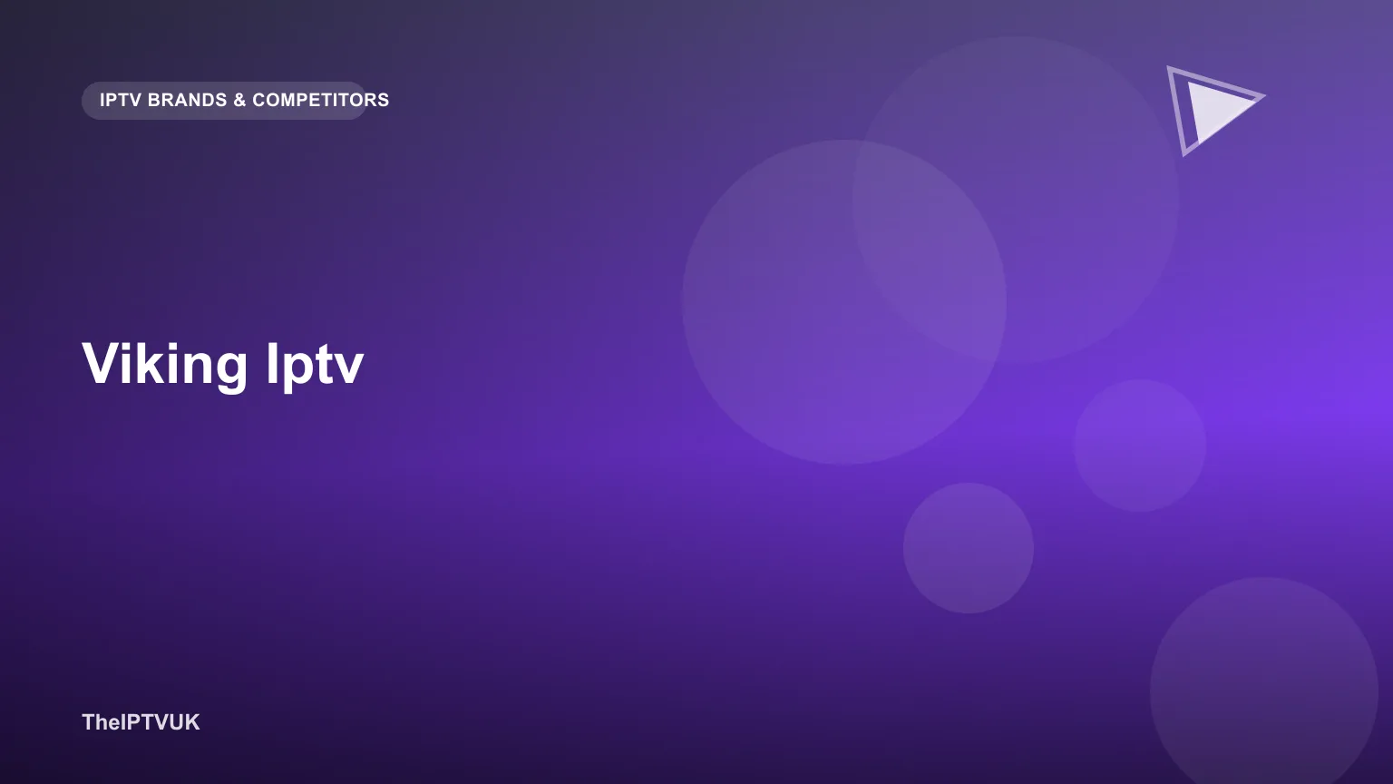Generic IPTV app channel grid displayed on a television representing Viking IPTV