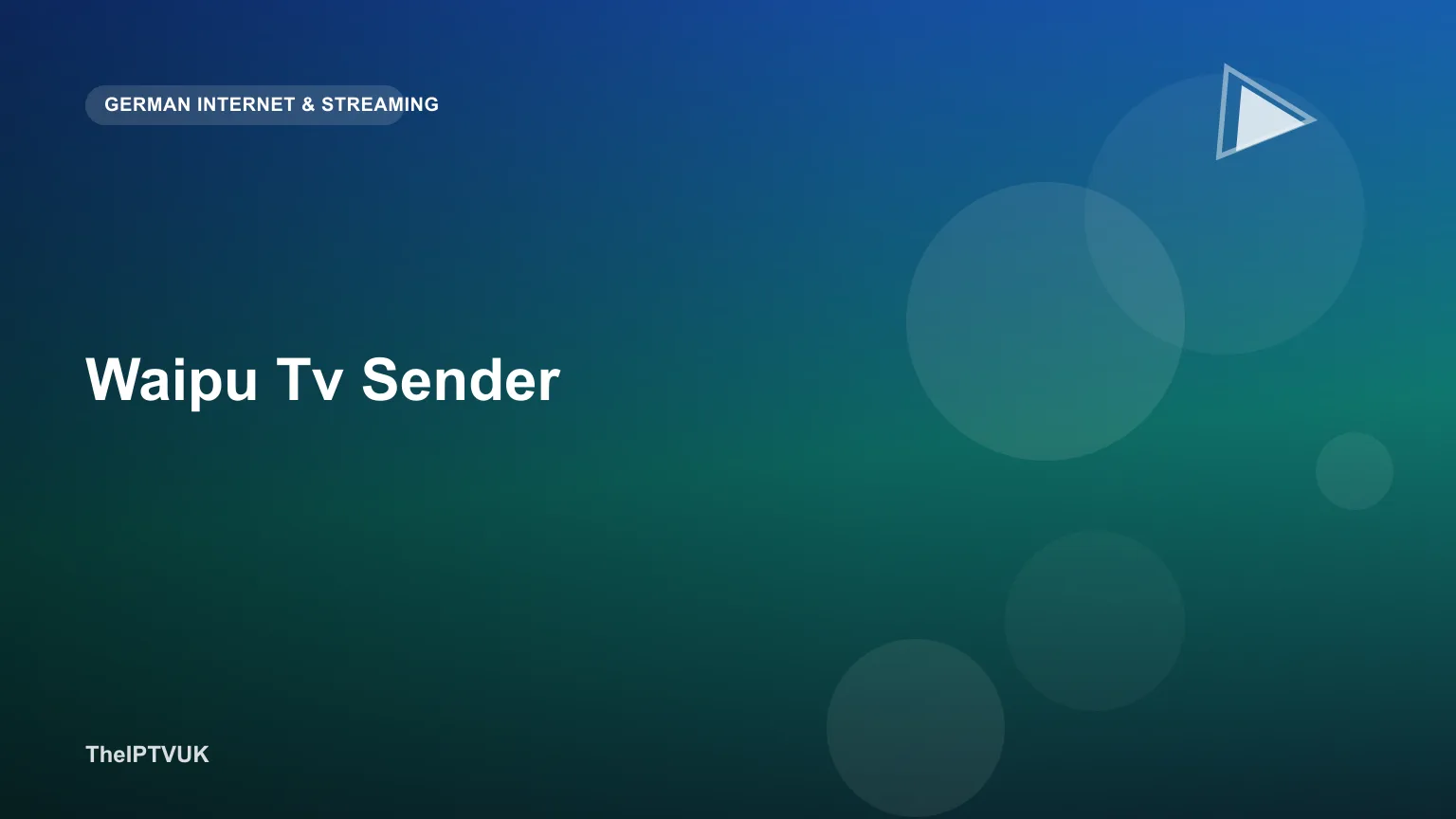 Smart-TV-Bildschirm mit einer Senderübersicht einer Streaming-App